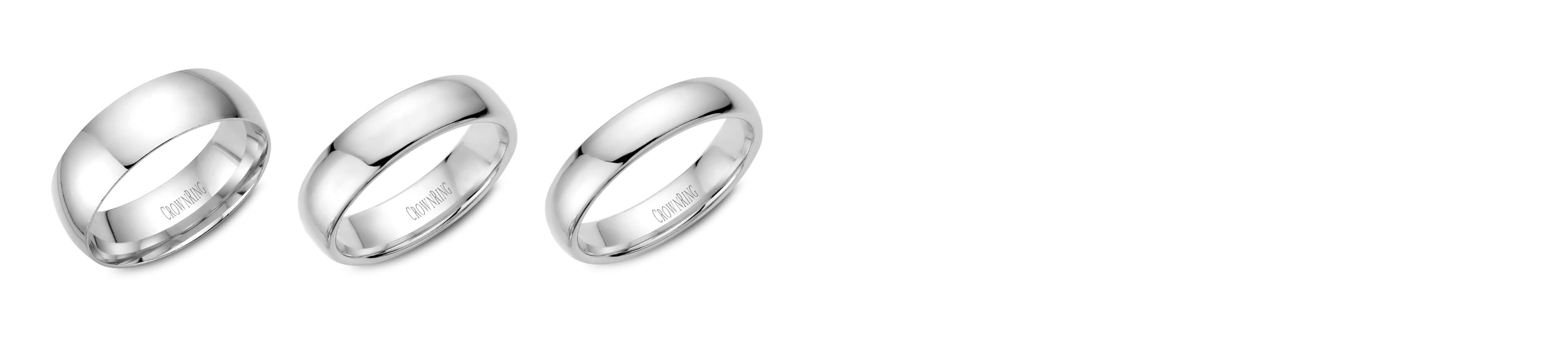 Platinum Wedding Bands - Men's