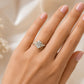 Hexagon Step-Cut Lab Grown Diamond Engagement Ring in 14K Yellow Gold with Marquise and Round Diamond Accents (2 1/2 Ctw)