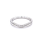1/4 Carat Diamond Enhancer Band in 14 Karat White Gold