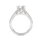 Above Love Star Lab Grown Diamond Wedding Set in White Gold (2 3/4 Ctw)