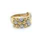 1/2 Ctw Diamond Bubble Fashion Ring in 14 Karat Yellow Gold