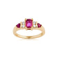 14K Rose Gold Ruby and Diamond Ring