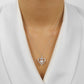 Rhythm of Love Lab Created Heart Shape White Topaz Pendant in Sterling Silver