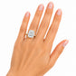 Cushion Hidden Halo Lab Diamond Engagement Ring in Yellow Gold (5 1/2 Ctw)