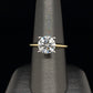 2.00 Carat Round Lab Grown Diamond Solitaire Engagement Ring in 14 Karat Yellow Gold
