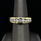 Channel Set Mens Diamond Wedding Band in 10 Karat Yellow Gold (1 Ctw)