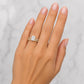 Radiant Hidden Halo Lab Grown Diamond Wedding Set in Yellow Gold (2 1/2 Ctw)