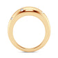 1/5 Ctw Domed Diamond Ring in 14 Karat Yellow Gold