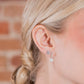 Star of Hope Diamond Earrings in 14 Karat White Gold (1/3 Ctw)