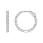 Lab Grown Diamond Hoop Earrings (3 Ctw)