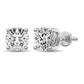 4 Prong Round Lab Grown Diamond Stud Earrings in White Gold (4 Ctw)