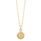 1/3 Ctw Diamond Disc Paperclip Necklace in 14 Karat Yellow Gold