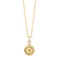 1/3 Ctw Diamond Disc Paperclip Necklace in 14 Karat Yellow Gold