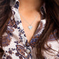 1/20 ctw Heart Medallion Round Cut Diamond Pendant With Chain in Sterling Silver