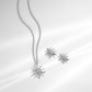 1/10 Ctw Diamond Star Pendant in Sterling Silver