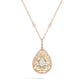 Robert Irwin Couture Mumtaz Pear Tri-Color Pendant