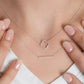 Silver Clover Petite Diamond Fashion Pendant