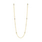 Diamond by the Yard Necklace in 14K Yellow Gold (1/4 Ctw)
