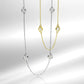 Diamond by the Yard Necklace in 14K Yellow Gold (1/4 Ctw)