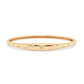 1/2 Ctw Domed Diamond Bangle Bracelet in 14 Karat Yellow Gold