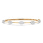 Robert Irwin Couture Fiori Marquise Bar Diamond Bangle