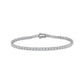 Lab Grown Diamond Tennis Bracelet in 10 Karat White Gold (5 Ctw)