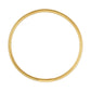 14 Karat Yellow Gold 7 Inch 3.5mm Flexible Mesh Bangle Bracelet