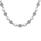 Silver Bold Mariner Link Diamond Fashion Necklace