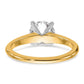 1 1/2 Carat Round Lab Grown Diamond Solitaire Engagement Ring in 14 Karat Yellow Gold