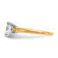 2.00 Carat Round Lab Grown Diamond Solitaire Engagement Ring in 14 Karat Yellow Gold