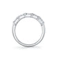 Christopher Designs 5 Stone Emerald Cut Lab Grown Diamond Ring in White Gold (2 1/2 Ctw)