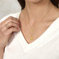 10 Karat Yellow Gold Diamond Heart Necklace (1/50 Ctw)