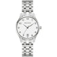 Bulova Stainless Steel White Dial Ladies Watch 96M175