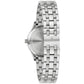 Bulova Stainless Steel White Dial Ladies Watch 96M175
