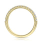 Lab Grown Diamond Wedding Band in 14 Karat Yellow Gold (1/3 Ctw)
