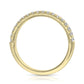 Lab Grown Diamond Wedding Band in 14 Karat Yellow Gold (1/3 Ctw)