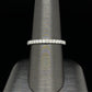 Lab Grown Diamond Wedding Band in 14 Karat White Gold (1/3 Ctw)
