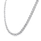 Silver Bold Panther Link Diamond Fashion Necklace