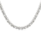 Silver Bold Panther Link Diamond Fashion Necklace