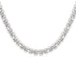 Silver Bold Panther Link Diamond Fashion Necklace