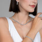 Silver Bold Panther Link Diamond Fashion Necklace
