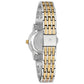 Bulova Classic Women's Gold Diamond Stainless Steel Dress Watch 98P115