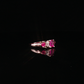 14K Rose Gold Ruby and Diamond Ring