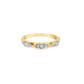 Art Deco Diamond Band Ring in 14K Yellow Gold