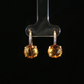 Round Citrine and Diamond 14K Yellow Gold Earrings