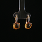 Round Citrine and Diamond 14K Yellow Gold Earrings