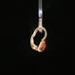 Round Citrine and Diamond 14K Yellow Gold Earrings