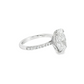5.00ct Oval Lab-Grown Diamond Engagement Ring in 14K White Gold