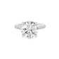 5.00ct Round Lab-Grown Diamond Engagement Ring in 14K White Gold