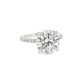 5.00ct Round Lab-Grown Diamond Engagement Ring in 14K White Gold